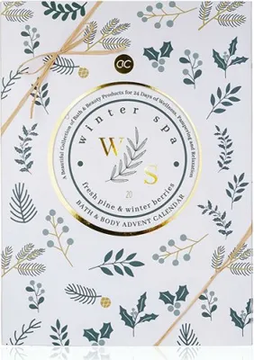 Produktbild von Accentra Winter Spa Fresh Pine & Winter Berries Bath & Body Advent Calendar