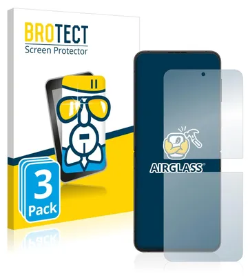 Produktbild von 3x BROTECT Schutzglas für Samsung Galaxy Z Flip 4 Schutzfolie Panzer Folie Glas Display Schutz klar
