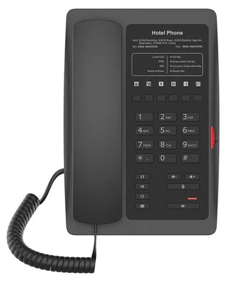 Produktbild von Fanvil H3-Schwarz-Hotel IP Phone