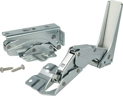 Produktbild von vhbw 2x Türscharnier kompatibel mit Siemens KI20LV60, KI20LV62, KI20LA60, KI20LV52, KI20R450, KI20RA50, KI20R40, KI20R440 Kühlschrank - Reparatur-Set