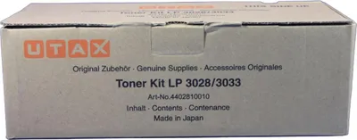 Productafbeelding van UTAX 4402810010: Laserpatroon, zwart. Lasertoner / Patroon (4402810010)