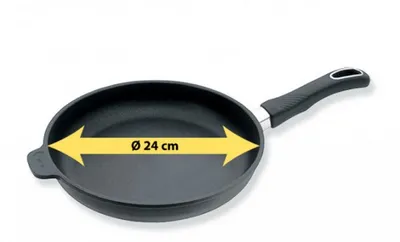 Immagine prodotto di Gastrolux Guss Bratpfanne mit Stiel, D=24cm, H=4cm ohne Induktion 124