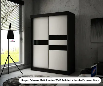 Obrázek produktu pro FEDVE Šatní skříň TAMA Šatní skříň do ložnice Šatní skříň do obývacího pokoje Šatní skříň moderní 215x150x61