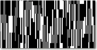 Produktbild von Tulup® Leinwandbild - 140x70 cm - Wandkunst - Drucke auf Leinwand - Leinwanddruck  - Sonstige - Schwarzweiß - Schwarz-Weiß-Linien