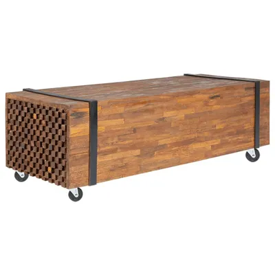 Image de Table basse 110x45x38 cm teck massif