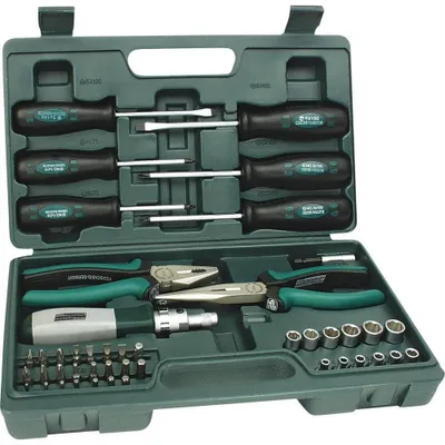 Image de Kit d'outils multifonctionnel comprenant 45 pièces