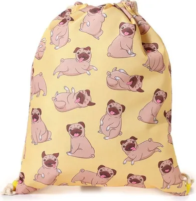 Produktbild von Mopps der Mops Hund Turnbeutel