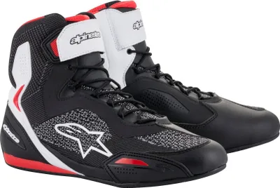 Immagine prodotto di Alpinestars Faster 3 Rideknit scarpe da moto, nero/bianco/rosso, 8,5 (41)