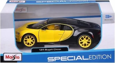 Produktbild von Maisto Bugatti Chiron 1:24 gelb-schwarz