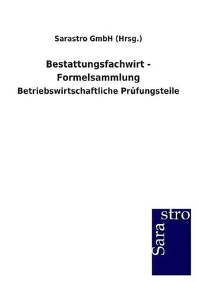 Produktbild von Bestattungsfachwirt - Formelsammlung