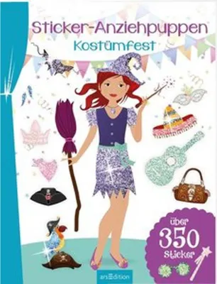Obrázok produktu pre Sticker-Anziehpuppen - Kostümfest
