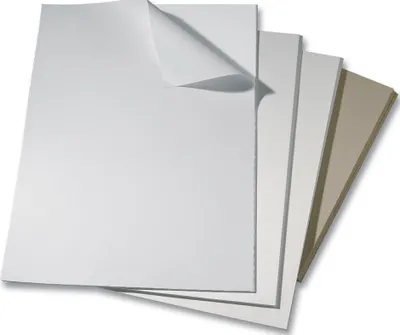 Produktbild von folia Graupappe (B)400 x (H)500 mm Stärke: 1,5 mm 10 Bögen