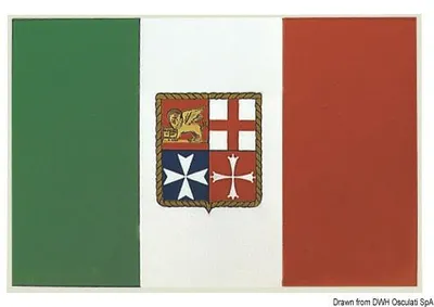 Image de Drapeau italien, autocollant 20 x 30 cm , 1 pièce