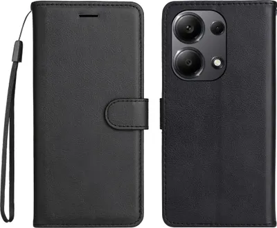 Produktbild von Xiaomi Redmi Note 13 Pro 4G / Poco M6 Pro 4G Hülle - Coverup Klapphülle - Schwarz