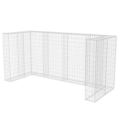 Immagine prodotto di Rivestimento in gabbioni per bidoni dei rifiuti per 3 tonnellate di acciaio 250x100x120cm