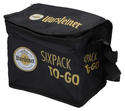 Produktbild von Warsteiner Bier Kühltasche Bier Kühltasche Kühlbox Sixpack schwarz