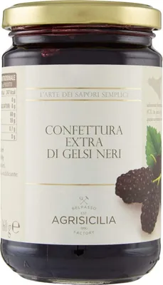 Produktbild von Brombeermarmelade aus Sizilien 360g - Agrisicilia