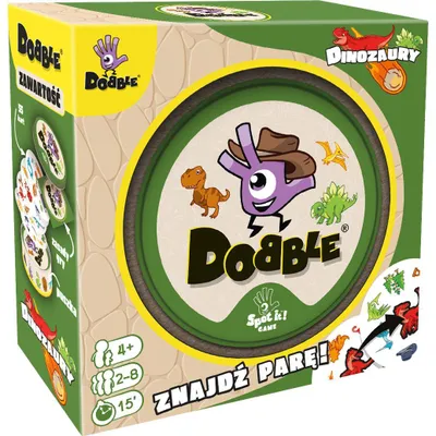 Zdjęcie produktu dla REBEL Dobble Dinozaury  DOBDIN07PL