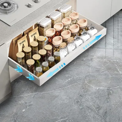 Produktbild von Verstellbarer Küchenorganizer für Schubladen, 32-52 cm