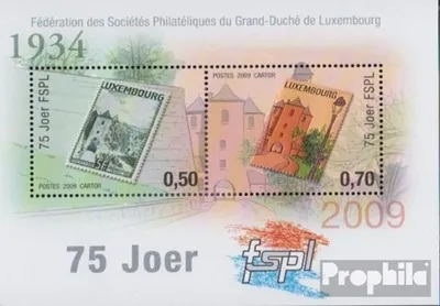 Produktbild von Briefmarken Luxemburg 2009 Mi Block22 (kompl.Ausg.) postfrisch Philatelistenvereine
