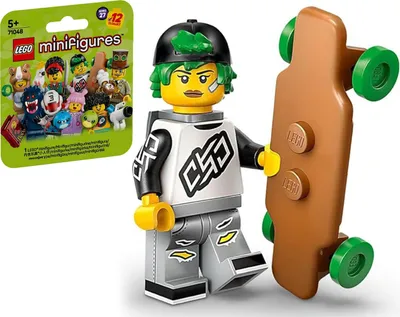 Produktbild von 71048 – LEGO Minifiguren – LONGBOARDERIN col27-7 / Serie 27