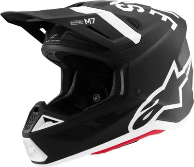 Obrázok produktu pre Alpinestars prilba SM7 Dasher, čierna/biela, veľkosť: L