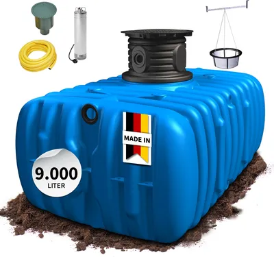Produktbild von 4rain FLAT M Flachtank-Paket 9000 Liter Garten-Comfort