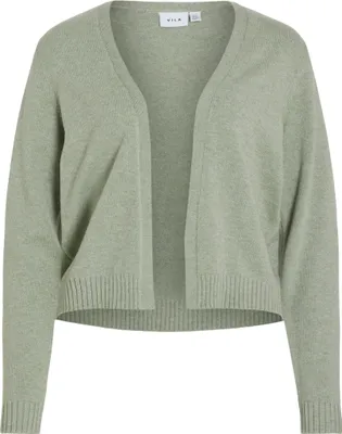 Produktbild von VILA Kurze Feinstrick Cardigan Stretch Basic Jacke ohne Verschluss VIRIL Größe: XL