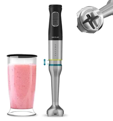 Productafbeelding van Cecotec 03966, staafmixer, 1200 W, zwart, roestvrij staal