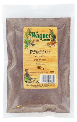 Produktbild von Pfeffer schwarz gemahlen