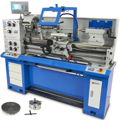 Produktbild von HBM Metalldrehmaschine 360 ​​x 1000 DRO 230 Volt