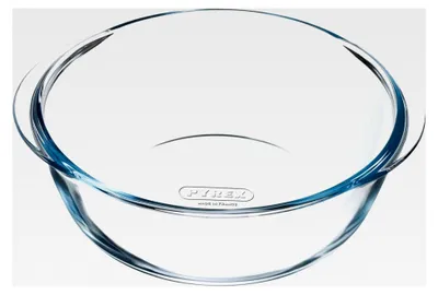Produktbild von Runde Auflaufform aus Borosilikatglas, 20 cm, 1 L