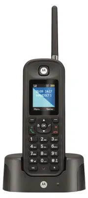 Produktbild von Motorola O201, DECT-Telefon, Kabelloses Mobilteil, Freisprecheinrichtung, 200 Eintragungen, Anrufer-Identifikation, Schwarz