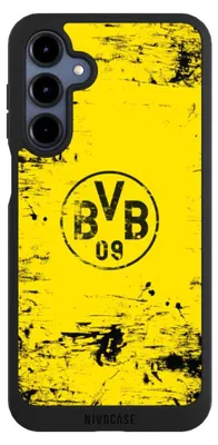 Produktbild von NIVOCASE Handyhülle für Samsung Galaxy A16 5G  Hülle NIVOpure Case Schwarz BVB Borussia Dortmund Offizielles Lizenzprodukt