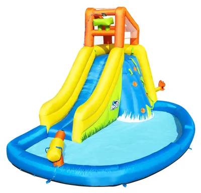 Produktbild von Bestway® H2OGO!® Mega-Wasserpark Mount Splashmore™ mit Dauergebläse 435 x 286 x 267 cm