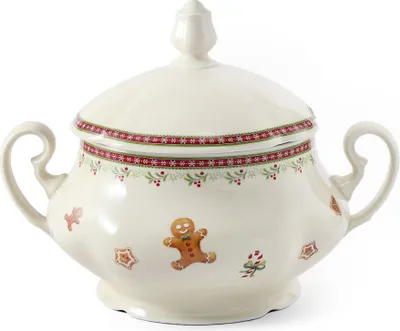 Produktbild von Suppenschüssel, 2,5 l, Lebkuchen, Weihnachtsporzellan, Leander