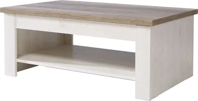 Produktbild von Couchtisch DURO Funktionstisch in Pinie weiß / Eiche antik