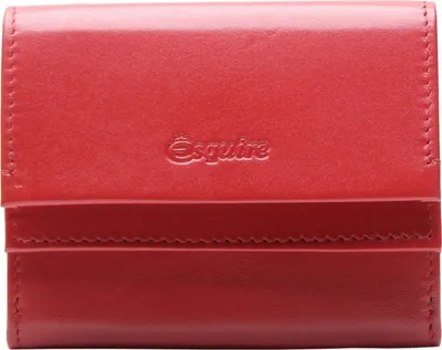 Produktbild von Esquire Geldbörse New Silk Wallet Red dunkelrot