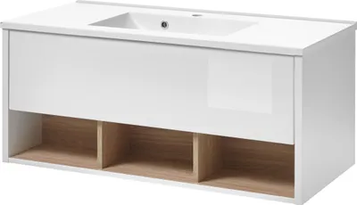 Produktbild von LIVOJO M20 Badezimmer Doppelwaschtisch mit Waschbecken