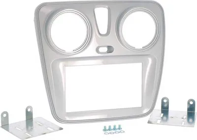 Produktbild von Radioblende Dacia Lodgy | Dokker | 2-DIN  | ab 2012 | silber
