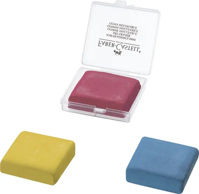 Produktbild von Faber-Castell 127321 - Knetradiergummi Art Eraser in Kunststoffbox, sortiert