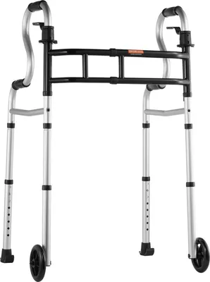 Zdjęcie produktu dla Balkonik składany regulowany wysokość i szerokość dla seniorów 204 kg