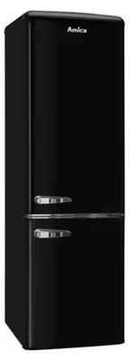 Produktbild von Amica - KGCR 387 100 MS - Kühl-Gefrierkombination - Retro Kollektion - Matt Black