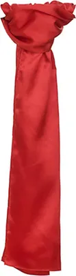 Immagine prodotto di Sciarpa di raso da donna - Colore: Rosso - Dimensioni: 120 x 25cm