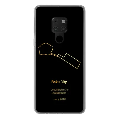Produktbild von MuchoWow® Handyhülle Schutzhülle Hülle für Huawei P40 Lite Baku - Formel 1 - Rennstrecke Silikon Softcase Handy Hülle - Handy