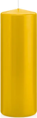 Produktbild von Stumpenkerzen Dotter Gelb 200 x Ø 68 mm, 12 Stück
