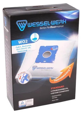 Produktbild von 4 x WO2 = Swirl Y101/Y201 Staubsaugerbeutel für Dirt Devil Samsung AEG Grundig Privileg