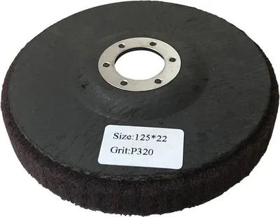 Immagine prodotto di 125 mm Vlies Flies Polierscheiben 125x22,2 mm Körnung 320