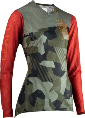 Zdjęcie produktu dla Koszulka damska Leatt MTB Gravity 4.0 Camo L