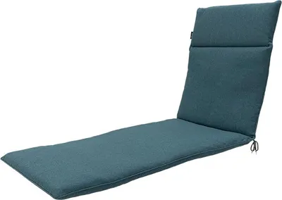 Produktbild von Madison Liegekissen 60x190 cm in Meeresblau mit Natur-Außenfinish für Gartenliege